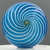 SPIRALE, bleu et blanc
